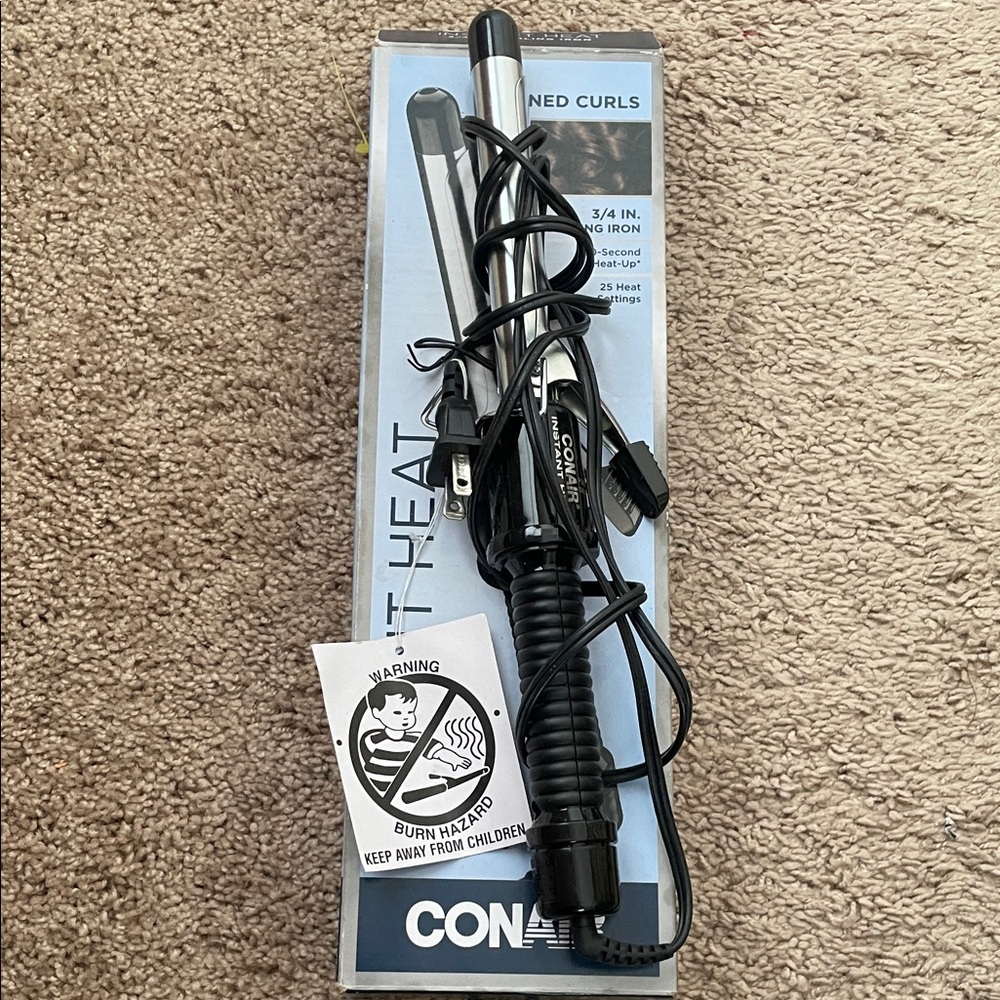 Conair‎ Instant Hear 3/4 Inch Curling Iron